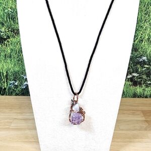 New✨️Raw Amethyst Pendant Necklace